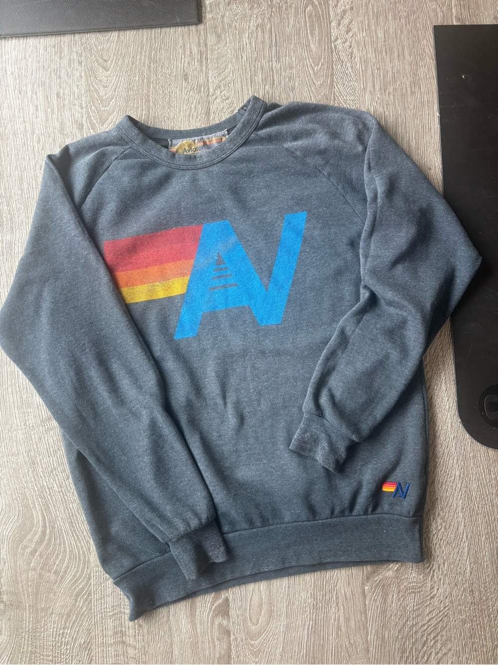 Aviator Nation women’s 2 piece crewneck and sweatpants matching set size M